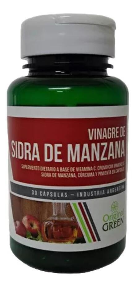 Vinagre de Manzana x 30 caps = Original Green