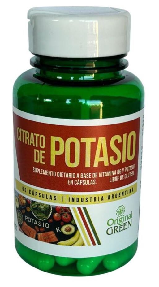 Citrato de Potasio x 60 caps - Original Green