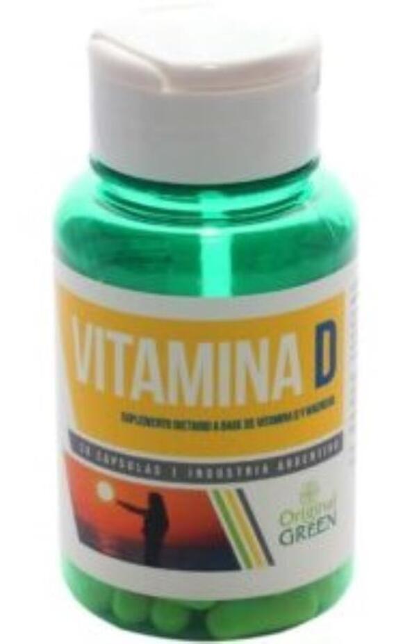 Vitamina D x 30 caps = Original Green