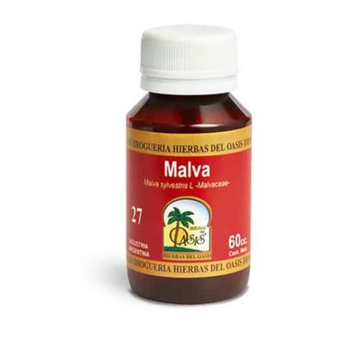 Tintura Madre Malva x 60cc - Hierbas del Oasis