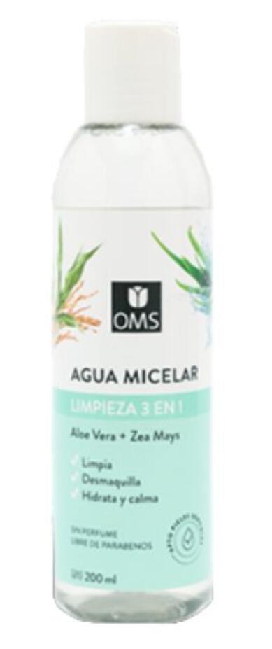 Agua Micelar con Aloe Vera + Zea x 200 cc OMS