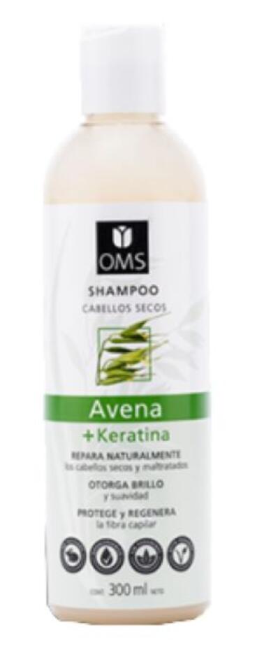 Shampoo con Avena + Keratina x 300 cc OMS