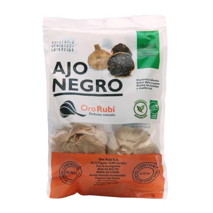 Ajo Negro Grande Oro Rubí