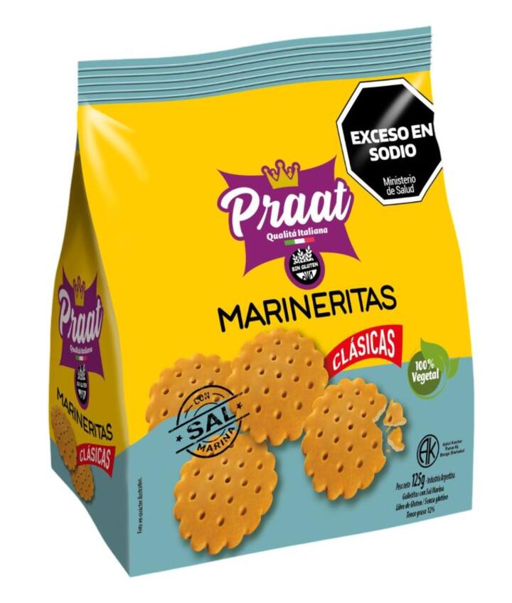 Marineritas Clásicas con Sal x 125 gr Praat