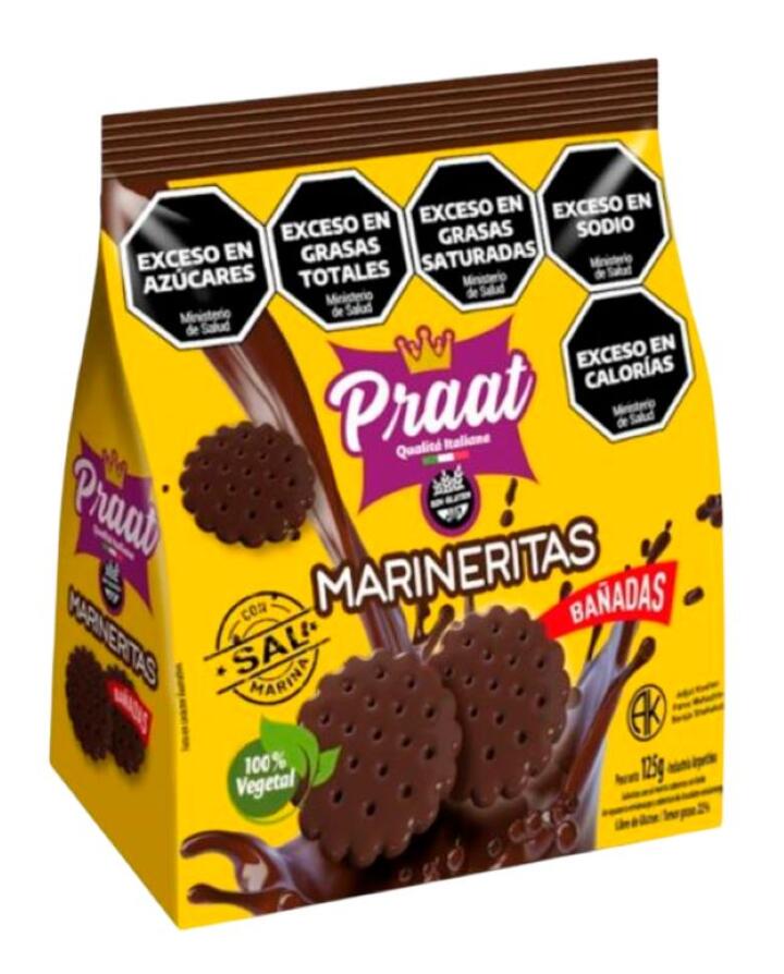 Marineritas Bañadas con Chocolate x 125 gr Praat