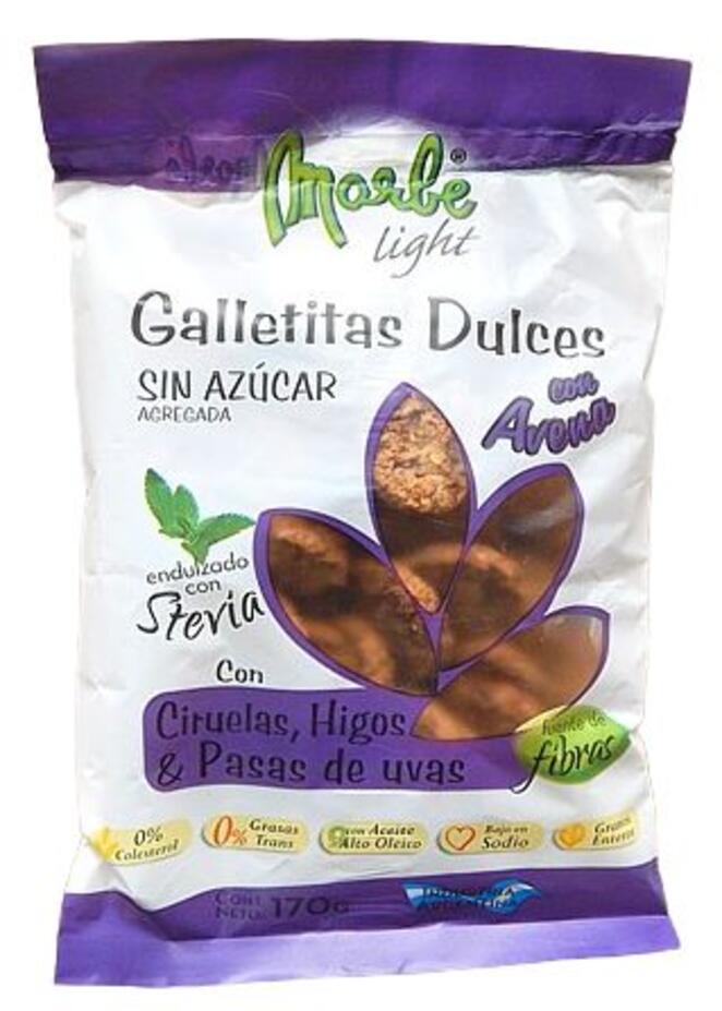 Galletitas Sabor Pasas con Stevia x 185 gr - Marbe