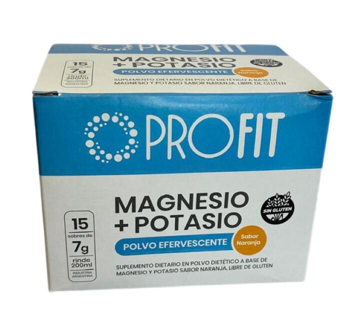 Magnesio + Potasio x 15 sob Profit