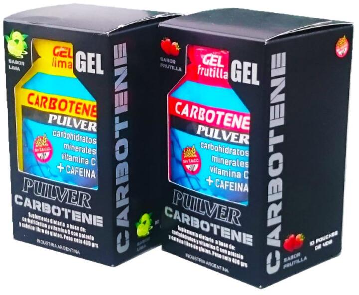 Pulver Gel Frutilla 10 unid x 40 gr Pulver