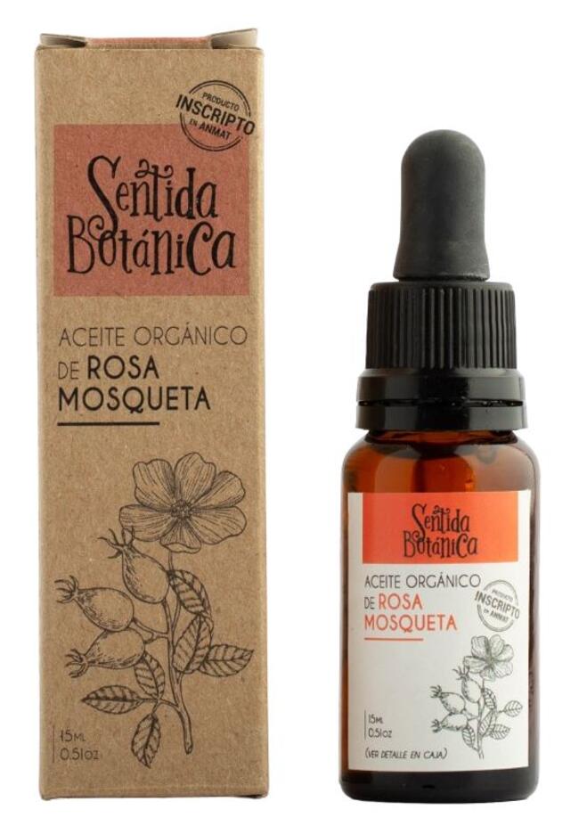 Aceite Organico de Rosa Mosqueta x 15 cc = Sentida Botanica