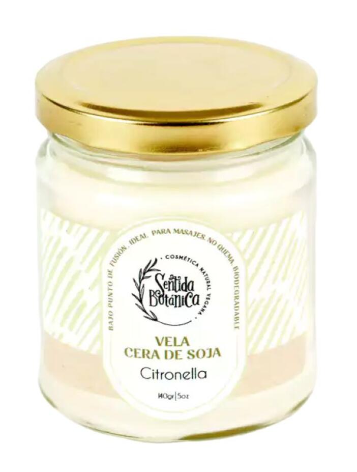Vela de Soja Citronella  Sentida