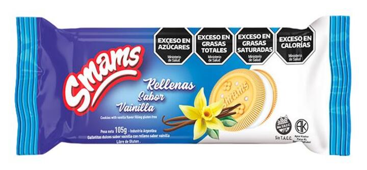 Rellenas Smams Vainilla x 105 gr Smams