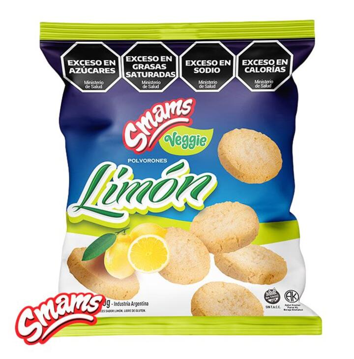 Polvorones Limón Veggie x 130 gr Smams