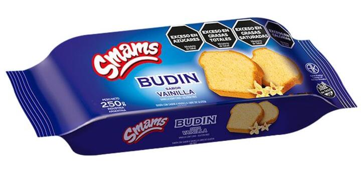 Budín Vainilla x 250 gr Smams