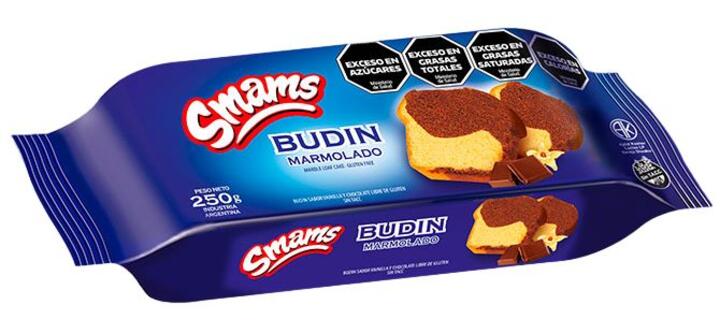 Budin Marmolado x 250 gr Smams