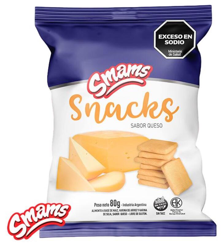 Snacks Queso x 80 gr Smams