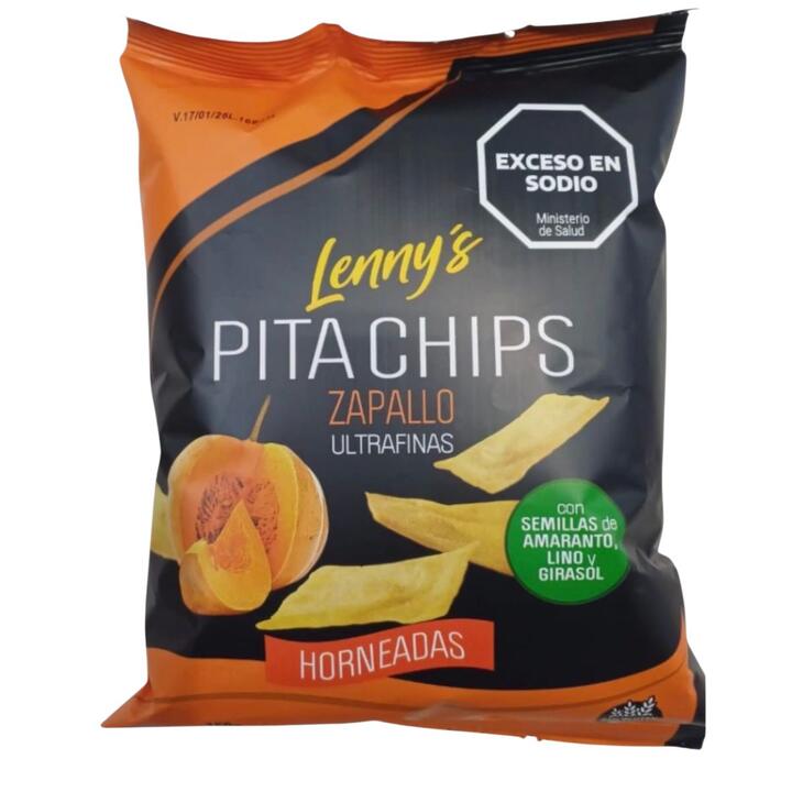 Pita Chips Zapallo x 150 gr Lennys