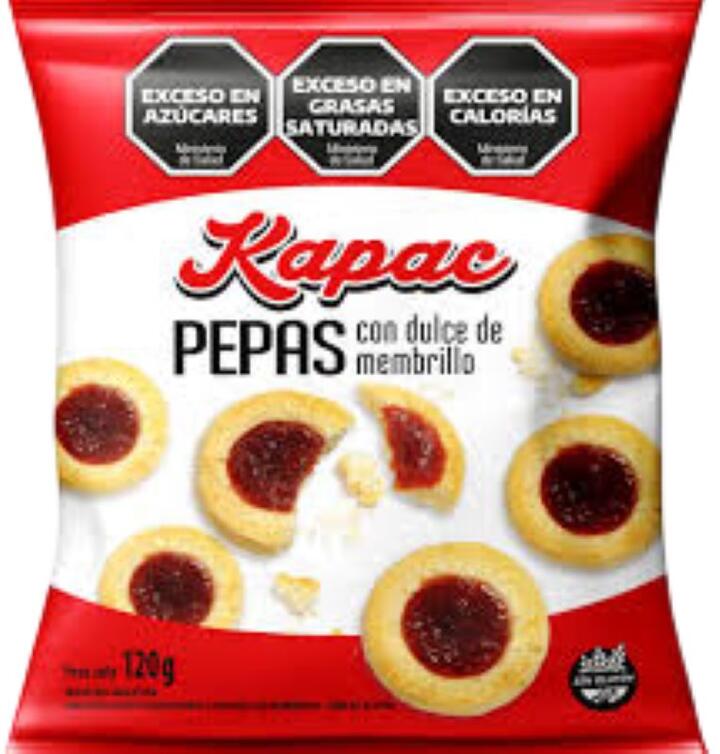 Galletitas Pepas x 120 gr Kapac