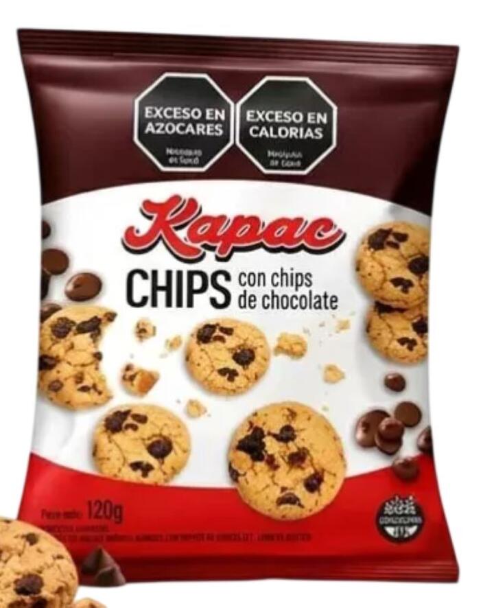 Galletitas con Chip de Chocolate x 120 gr Kapac