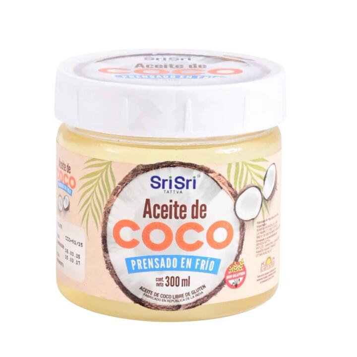 Aceite de Coco Virgen x 300 ml Sri Sri