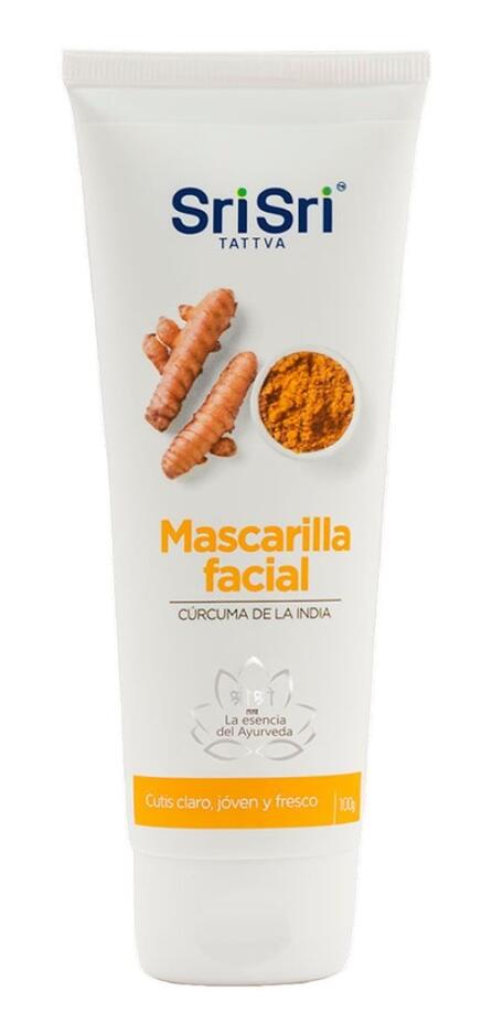 Mascarilla Facial con Cúrcuma de la India x 100 gr Sri Sri