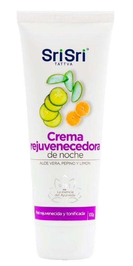 Crema Facial Rejuvenecedora de Noche x 100 gr Sri Sri