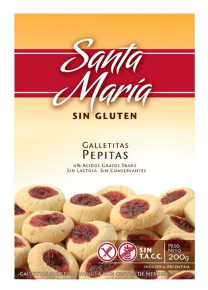 Galletitas Dulces Pepas x 200 gr - Santa Maria