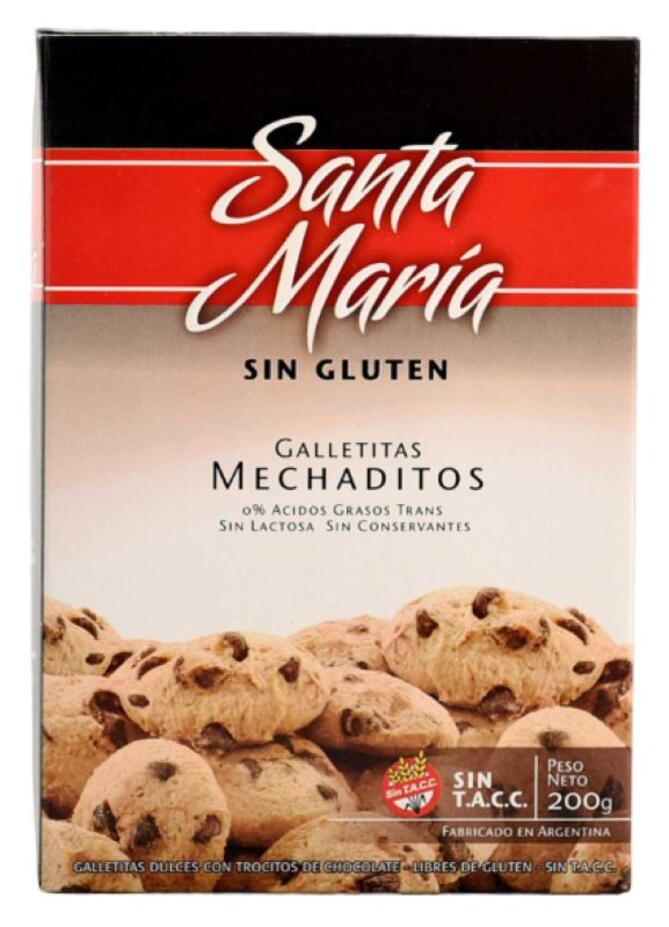 Galletitas Dulces Mechaditas x 200 gr - Santa Maria