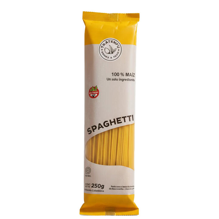 Fideos Spaghetti Maiz x 250 gr - Tratenfú
