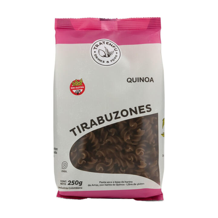 Fideos Tirabuzón Quinoa x 250 gr - Tratenfú