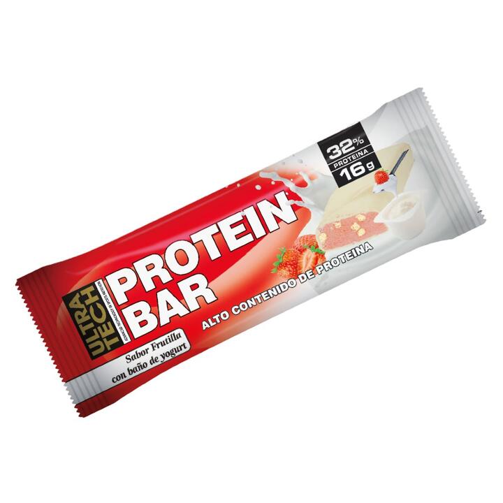 Protein Bar 50 g Frutilla x 12 unid = Ultra Tech