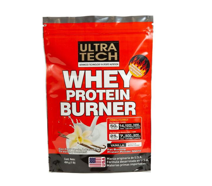 Whey Protein Burner x 454 g ( 1 libra) Vainilla = Ultra Tech