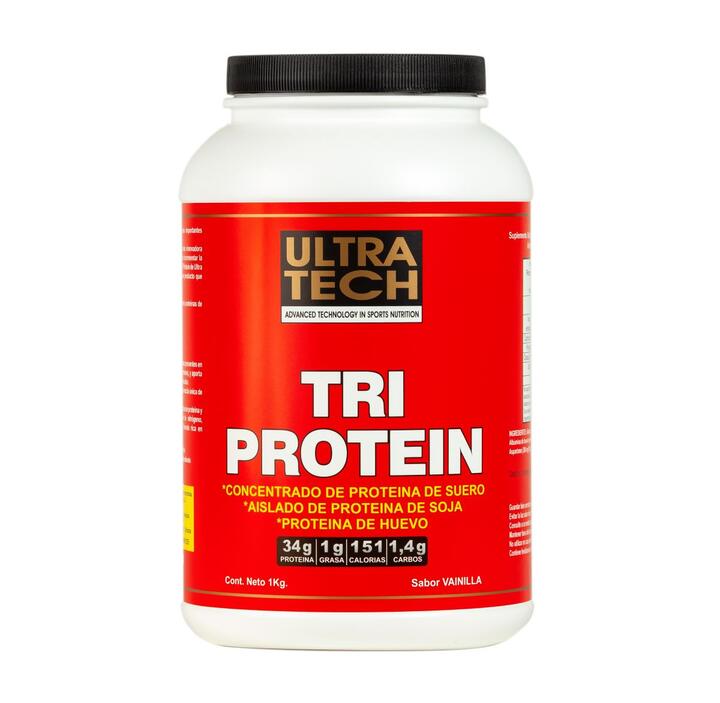 Tri Protein x 1 kg Vainilla = Ultra Tech