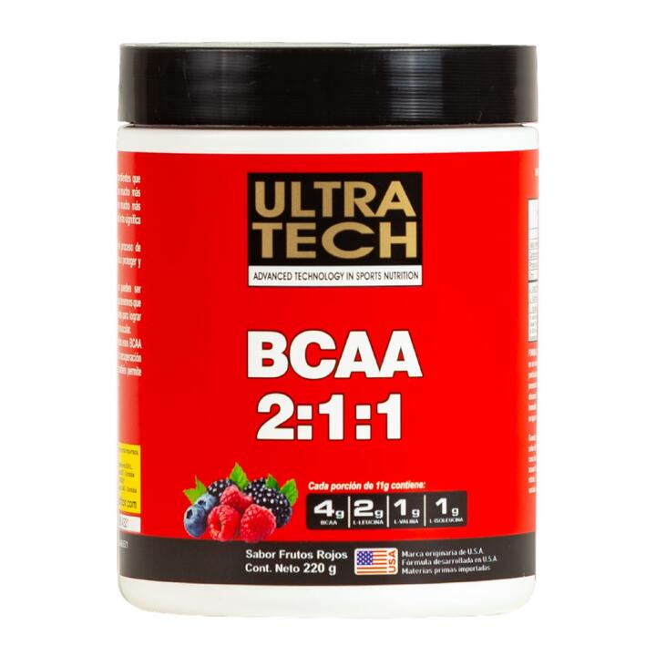 BCAA 2 1 1 x 220 g Frutos Rojos = Ultra Tech