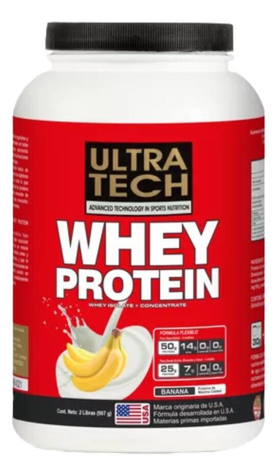 Whey Protein Banana x 907 gr = Ultra Tech