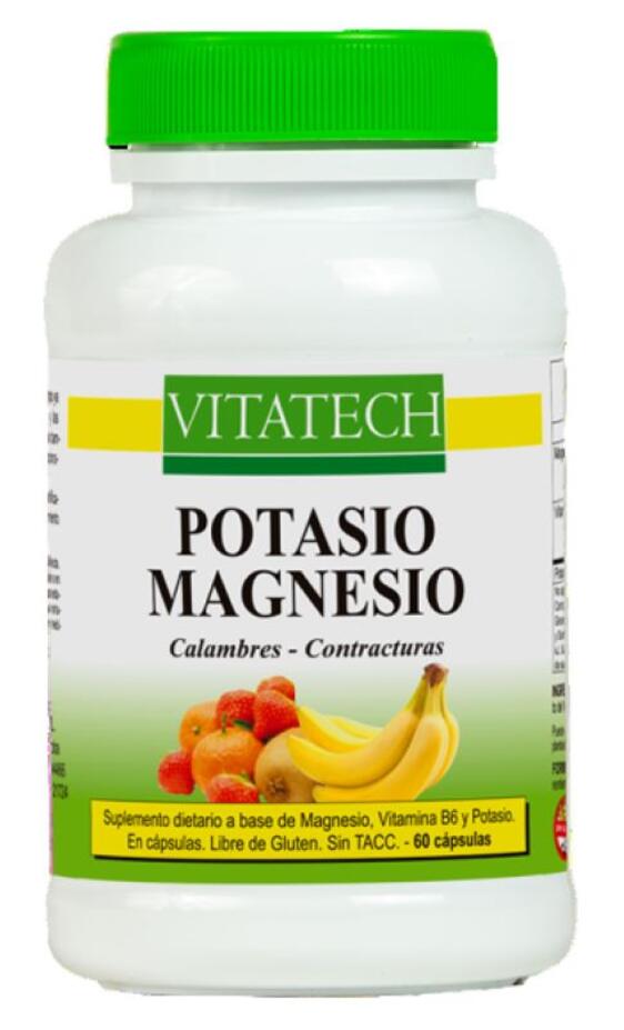 Potasio - Magnesio  x 60 caps = Vitatech