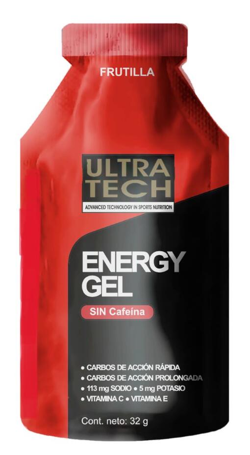Energy Gel x 32 g Frutilla x 12 unid = Ultratech