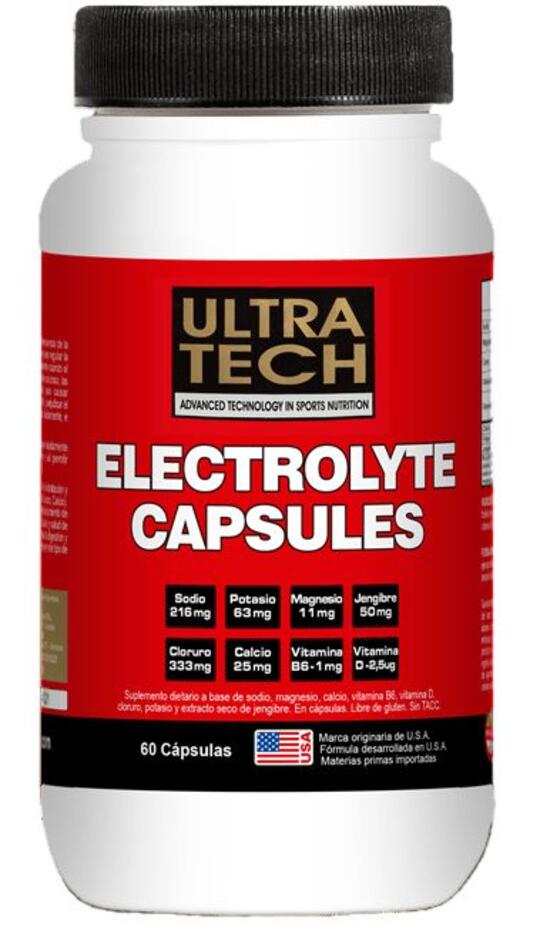 Electrolytes Capsules x 60 caps = Ultra Tech