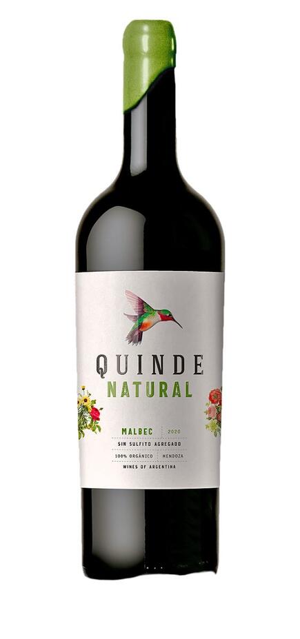 Malbec Natural Sin Sulfitos x 750 cc Quinde