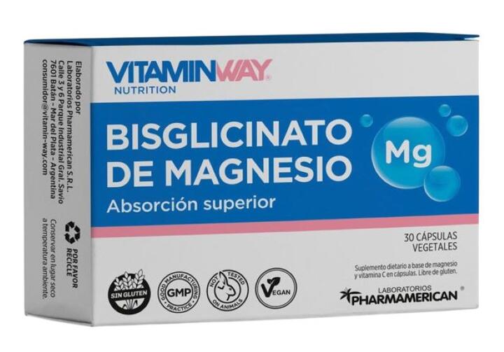 Bisglicinato de Magnesio x 30 comp Vitamin Way
