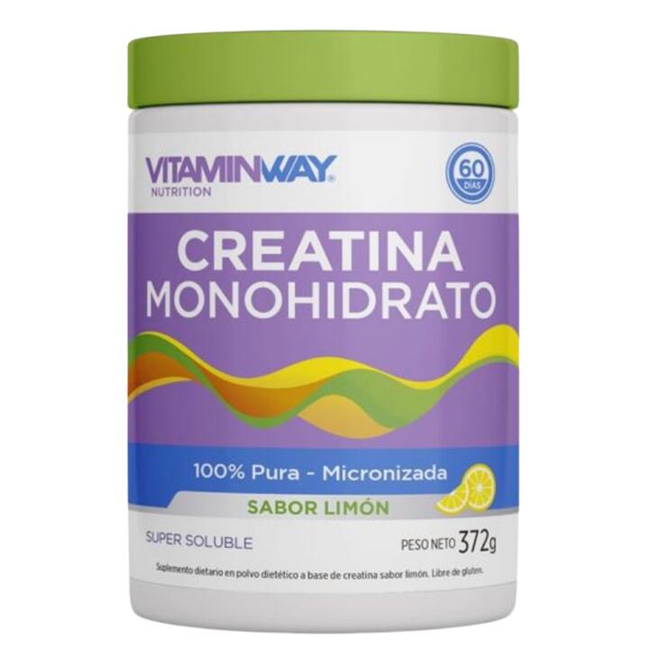 Creatina Monohidrato sabor Limón x 372 gr VW