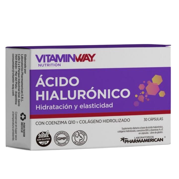 Acido Hialurónico x 30 caps Vitamin Way