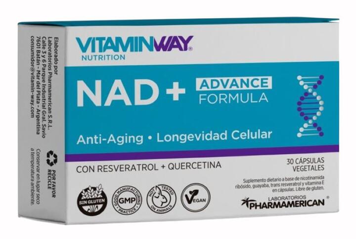 Nad + Advance x 30 caps Vitamin Way
