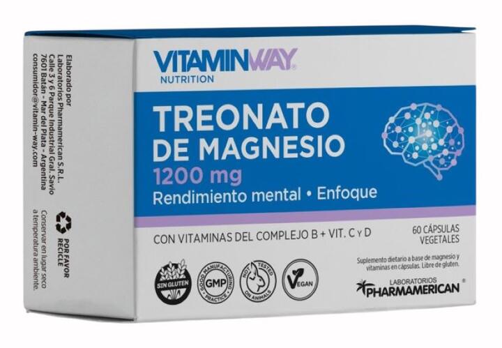 Treonato de Magnesio VW x 60 caps