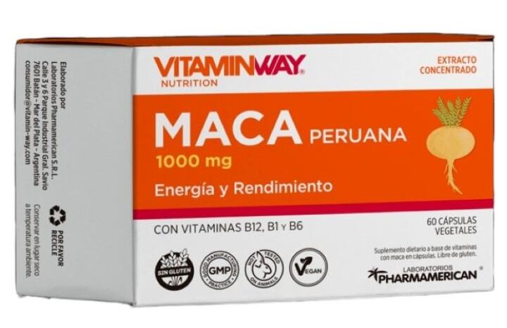 Maca Peruana x 60 caps Vitamin Way