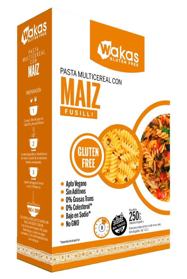 Fideos Maíz x 250 Wakas