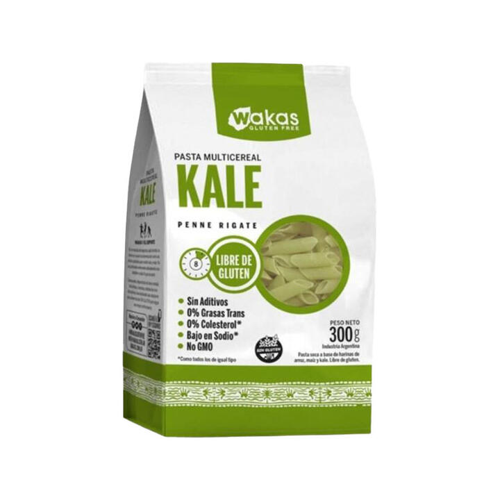 Fideos Penne Rigatte Kale x 300 gr Wakas